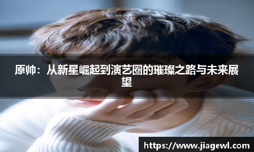 原帅：从新星崛起到演艺圈的璀璨之路与未来展望